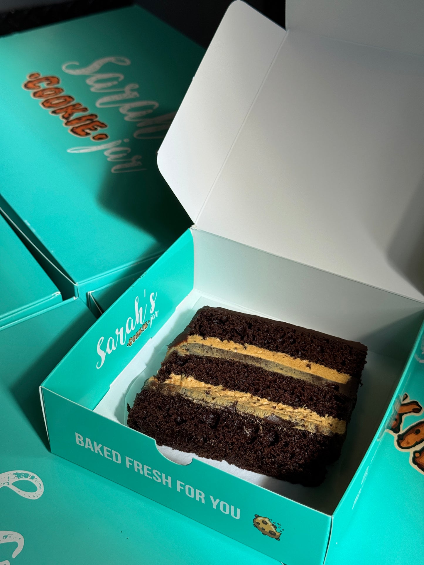 Fathers Day London Cake Slice